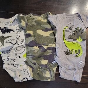Gerber 3 piece onesies
